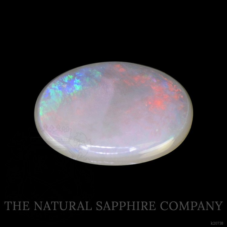 3.18 Ct. Cabochon White Opal from Australia