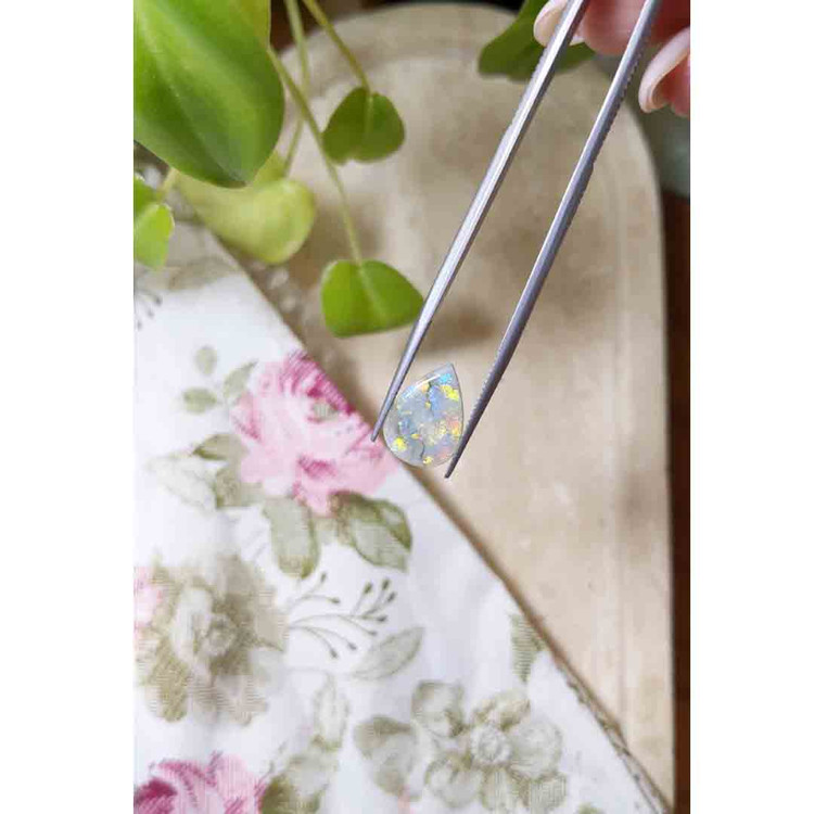 2.98 Ct. Cabochon Boulder Opal from Australia