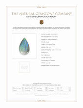 2.95 Ct. Multi Color Cabochon Crystal Opal (Jelly Opal) from Australia Scan Report