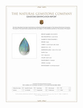 2.95 Ct. Multi Color Cabochon Crystal Opal (Jelly Opal) from Australia Scan Report