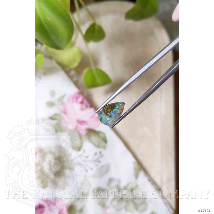 2.93 Ct. Cabochon Boulder Opal from Australia