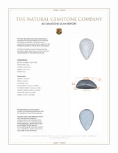 2.93 Ct. Cabochon Boulder Opal from Australia 3 D Scan Report