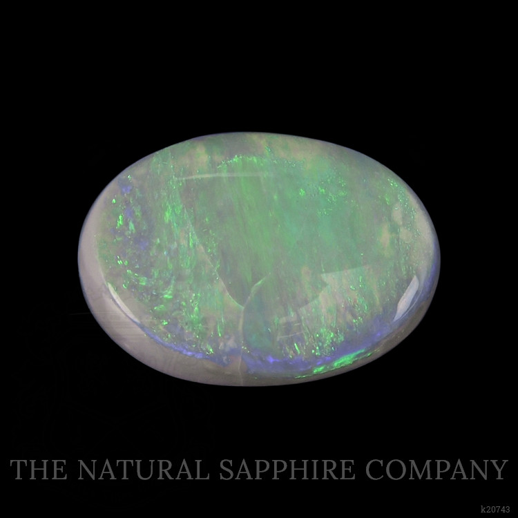 2.81 Ct. Cabochon Black Opal from Australia