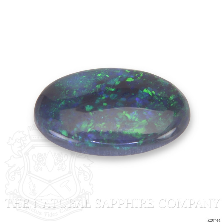 2.74 Ct. Cabochon Black Opal from Australia