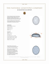 2.52 Ct. Cabochon Boulder Opal from Australia 3 D Scan Report
