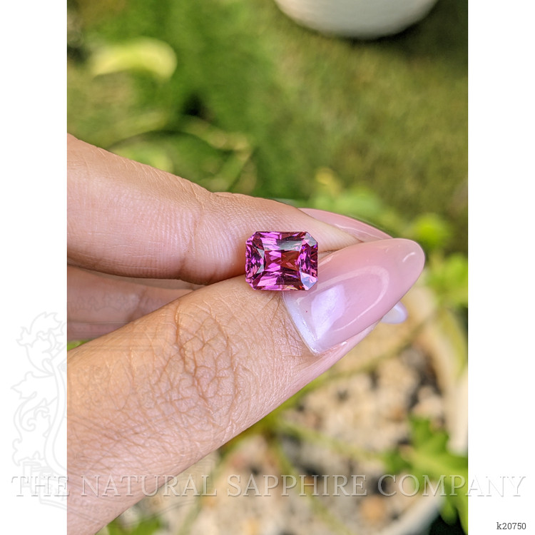 3.17 Ct. Rhodolite Garnet from Ceylon (Sri Lanka)