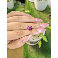 2.77 Ct. Rhodolite Garnet from Ceylon (Sri Lanka) Life Style