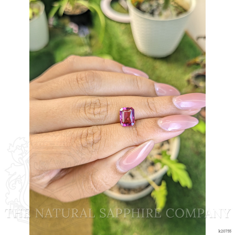 2.46 Ct. Rhodolite Garnet from Ceylon (Sri Lanka)