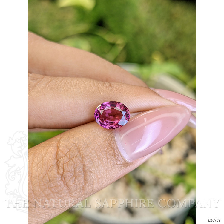 2.04 Ct. Rhodolite Garnet from Ceylon (Sri Lanka)