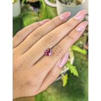 2.04 Ct. Rhodolite Garnet from Ceylon (Sri Lanka) Life Style