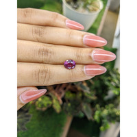 2.83 Ct. Rhodolite Garnet from Ceylon (Sri Lanka) Life Style