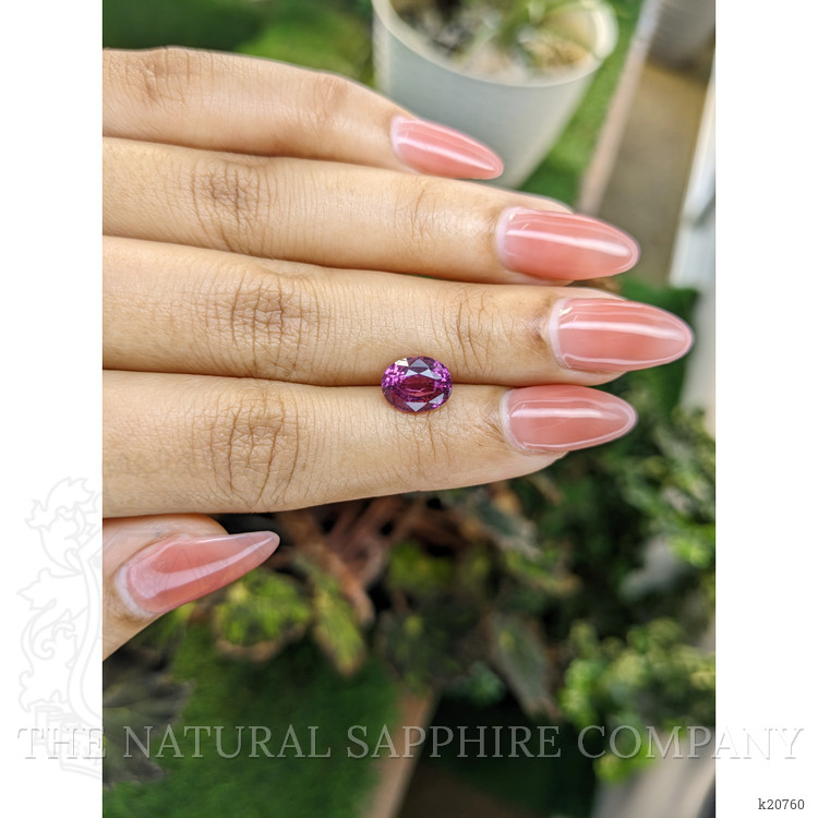 2.83 Ct. Rhodolite Garnet from Ceylon (Sri Lanka)