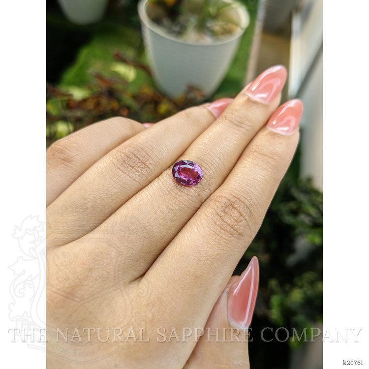 2.35 Ct. Rhodolite Garnet from Ceylon (Sri Lanka)