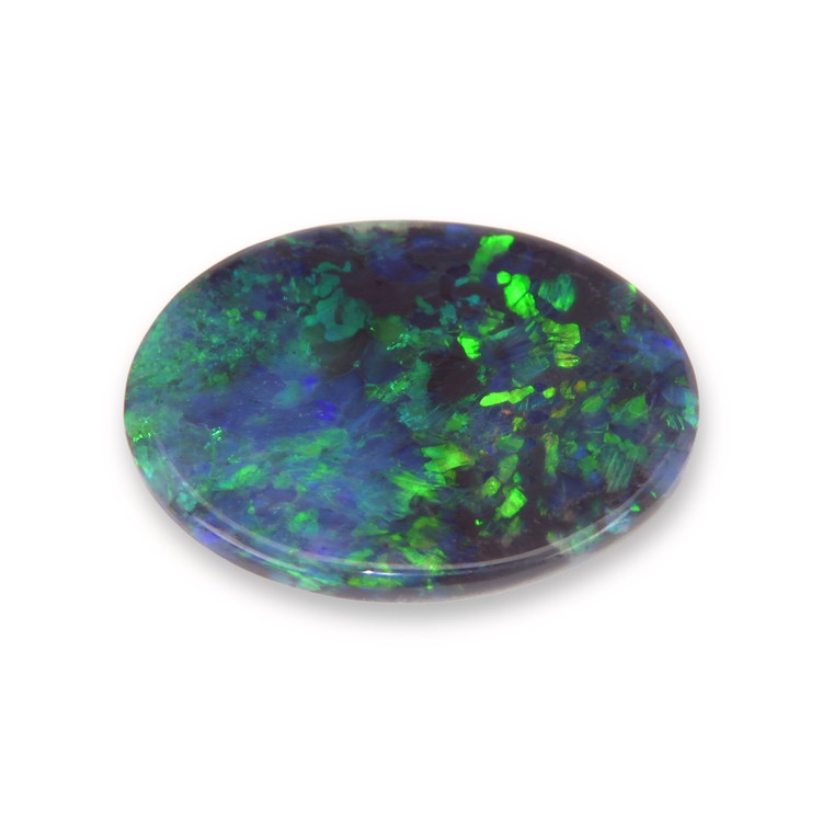 2.27 Ct. Cabochon Black Opal from Australia