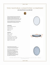 2.27 Ct. Cabochon Black Opal from Australia 3 D Scan Report