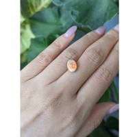 2.19 Ct. Cabochon Boulder Opal from Australia Life Style