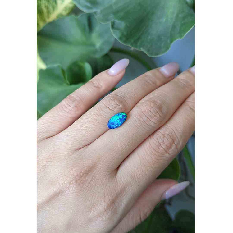 1.74 Ct. Cabochon Boulder Opal from Australia