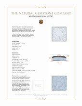 1.47 Ct. Cabochon Crystal/Jelly Opal from Australia 3 D Scan Report