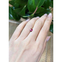 0.65 Ct. Garnet from Ceylon (Sri Lanka) Life Style