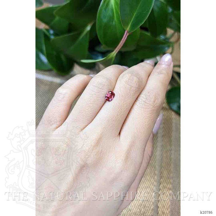 0.63 Ct. Garnet from Ceylon (Sri Lanka)