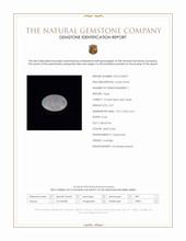 0.57 Ct. Multi Color Cabochon Crystal Opal (Jelly Opal) from Australia Scan Report