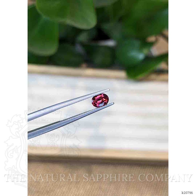 0.86 Ct. Rhodolite Garnet from Ceylon (Sri Lanka)