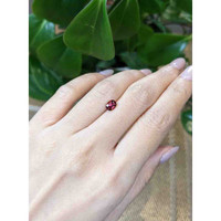 0.86 Ct. Rhodolite Garnet from Ceylon (Sri Lanka) Life Style