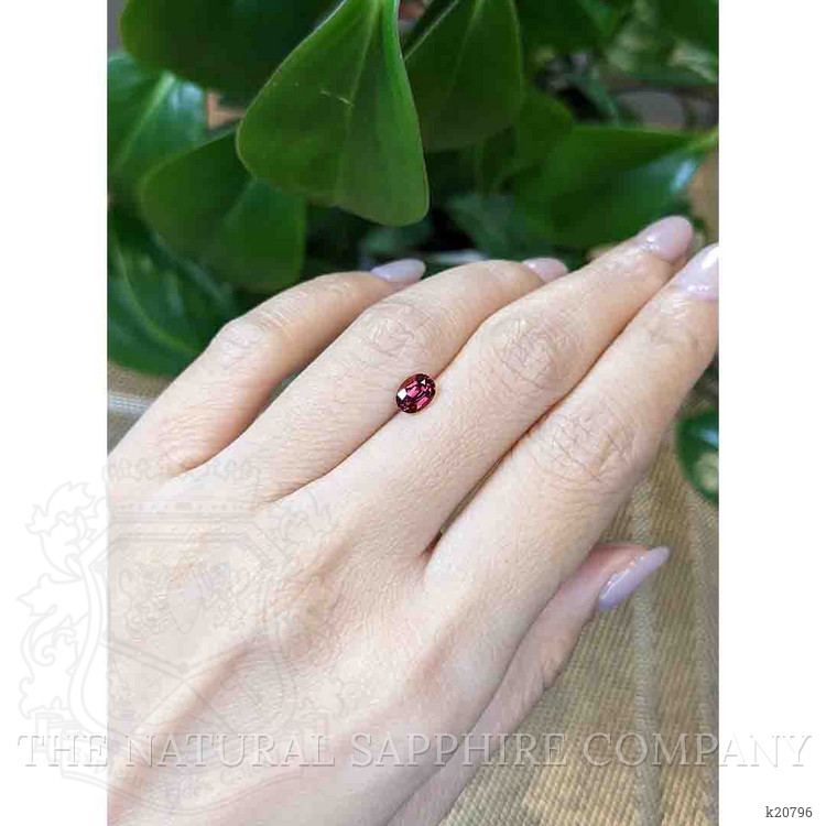 0.86 Ct. Rhodolite Garnet from Ceylon (Sri Lanka)