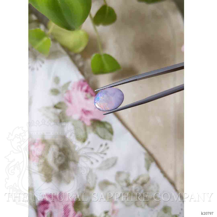 4.11 Ct. Cabochon Black Opal from Australia