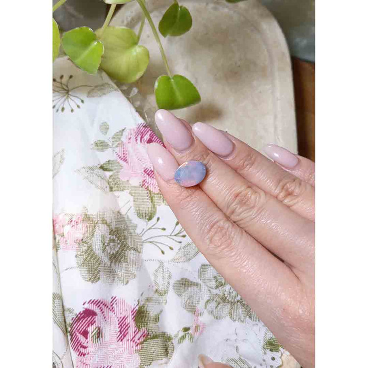 4.11 Ct. Cabochon Black Opal from Australia