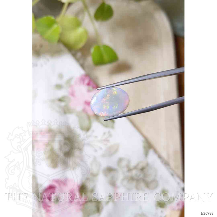 4.22 Ct. Cabochon White Opal from Australia