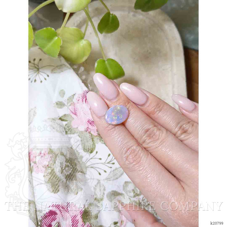 4.22 Ct. Cabochon White Opal from Australia