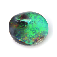 8.58 Ct. Cabochon Black Opal from Australia Video