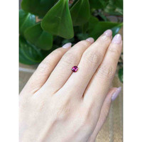 0.62 Ct. Rhodolite Garnet from Ceylon (Sri Lanka) Life Style