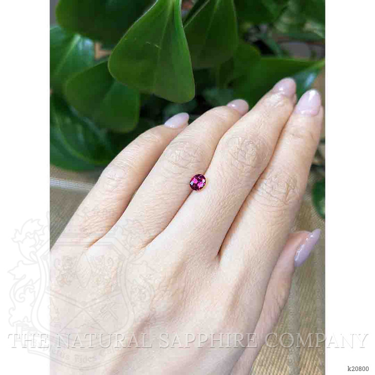 0.62 Ct. Rhodolite Garnet from Ceylon (Sri Lanka)