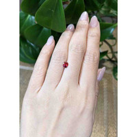 0.54 Ct. Garnet from Ceylon (Sri Lanka) Life Style