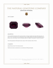 4.48 Ct. Reddish Pink Spinel from Ceylon (Sri Lanka) Appraisal