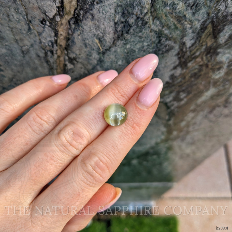 7.03 Ct. Cabochon Chrysoberyl from Ceylon (Sri Lanka)