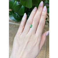 1.18 Ct. Tsavorite Garnet from Tanzania Life Style