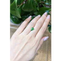 1.72 Ct. Tsavorite Garnet from Tanzania Life Style