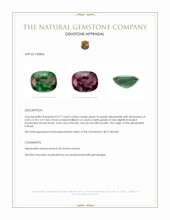 0.77 Ct. Alexandrite from Brazil Appraisal