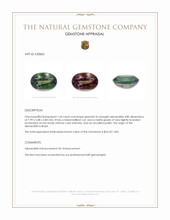 1.34 Ct. Alexandrite from Brazil Appraisal