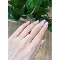 0.88 Ct. Garnet from Ceylon (Sri Lanka) Life Style