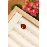 5.16 Ct. Hessonite Garnet from Ceylon (Sri Lanka) Life Style