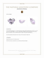 1.16 Ct. Purple Spinel from Madagascar Appraisal