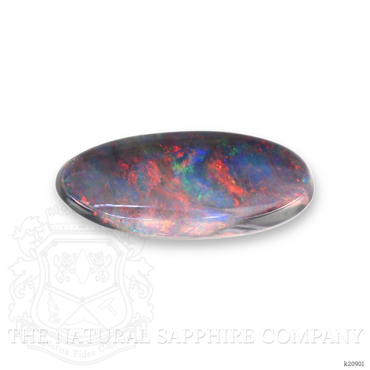 2.43 Ct. Cabochon Semi-Black Opal from Australia