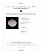 2.39 Ct. Multi Color White Opal (Light Opal) from Australia Scan Report