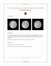 6.38 Ct. Cabochon Moonstone from Madagascar Appraisal