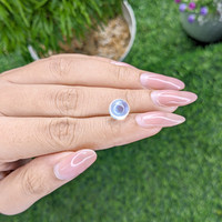 3.31 Ct. Cabochon Moonstone from Madagascar Life Style