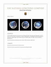 2.24 Ct. Cabochon Moonstone from Madagascar Appraisal